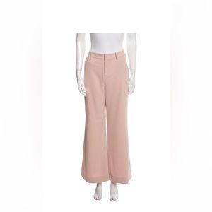 Alice + Olivia Pink Straight Leg Pants